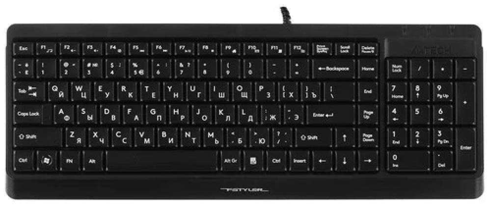 Клавиатура A4Tech Fstyler FK15 черный