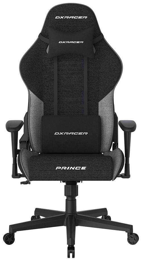 Игровое кресло DXRacer GC/LPF24FBC/NG, черный, серый