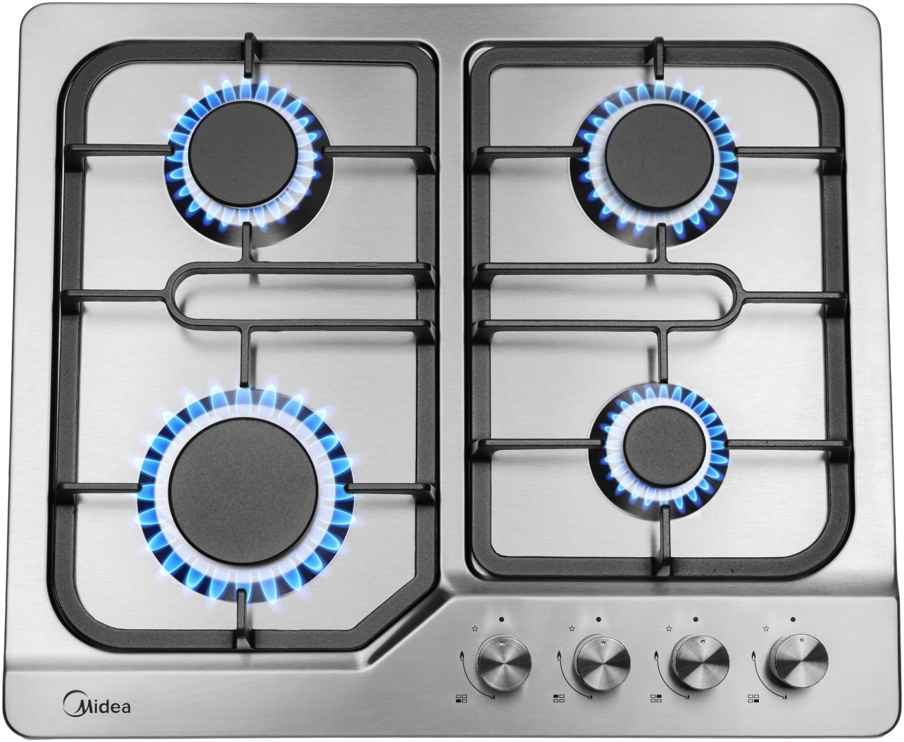 Варочная поверхность Midea MG6040BSS стальной