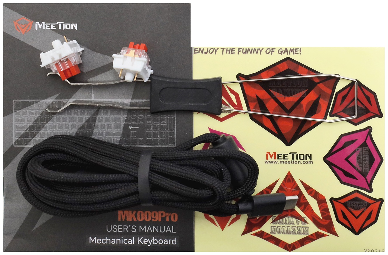 Клавиатура MeeTion MK009RD черный