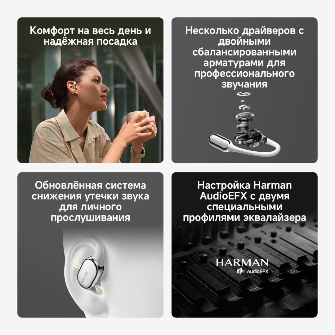 Наушники Xiaomi OpenWear Stereo Pro черный