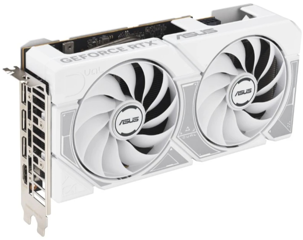 Видеокарта ASUS GeForce RTX 5060 Ti DUAL White OC Edition (DUAL-RTX5060TI-O16G-WHITE) 16 Гб