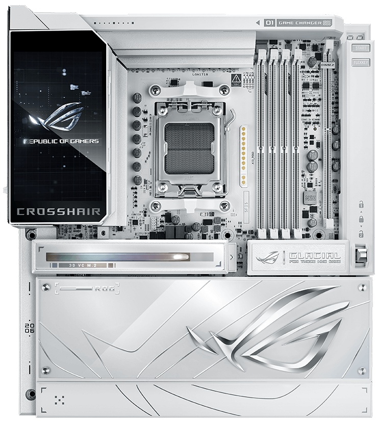 Материнская плата ASUS ROG CROSSHAIR X870E GLACIAL