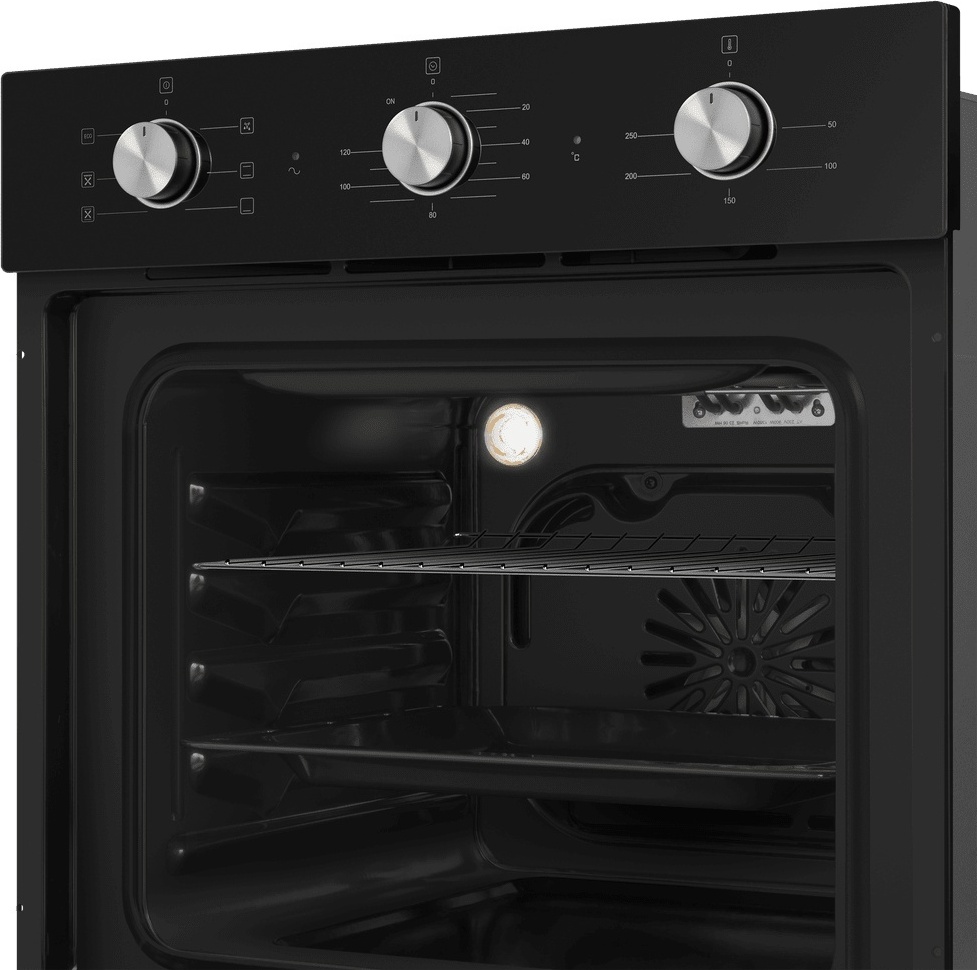 Духовой шкаф MAUNFELD AEOF6060B черный + варочная поверхность EGHE.64.6CB/G