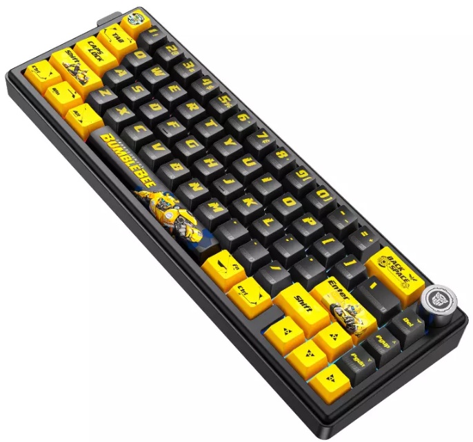 Клавиатура Transformers TF-GK02, желтая
