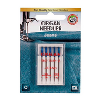 Иглы для швейных машин Organ Jeans 5/90-100 Eco Blister 5 шт