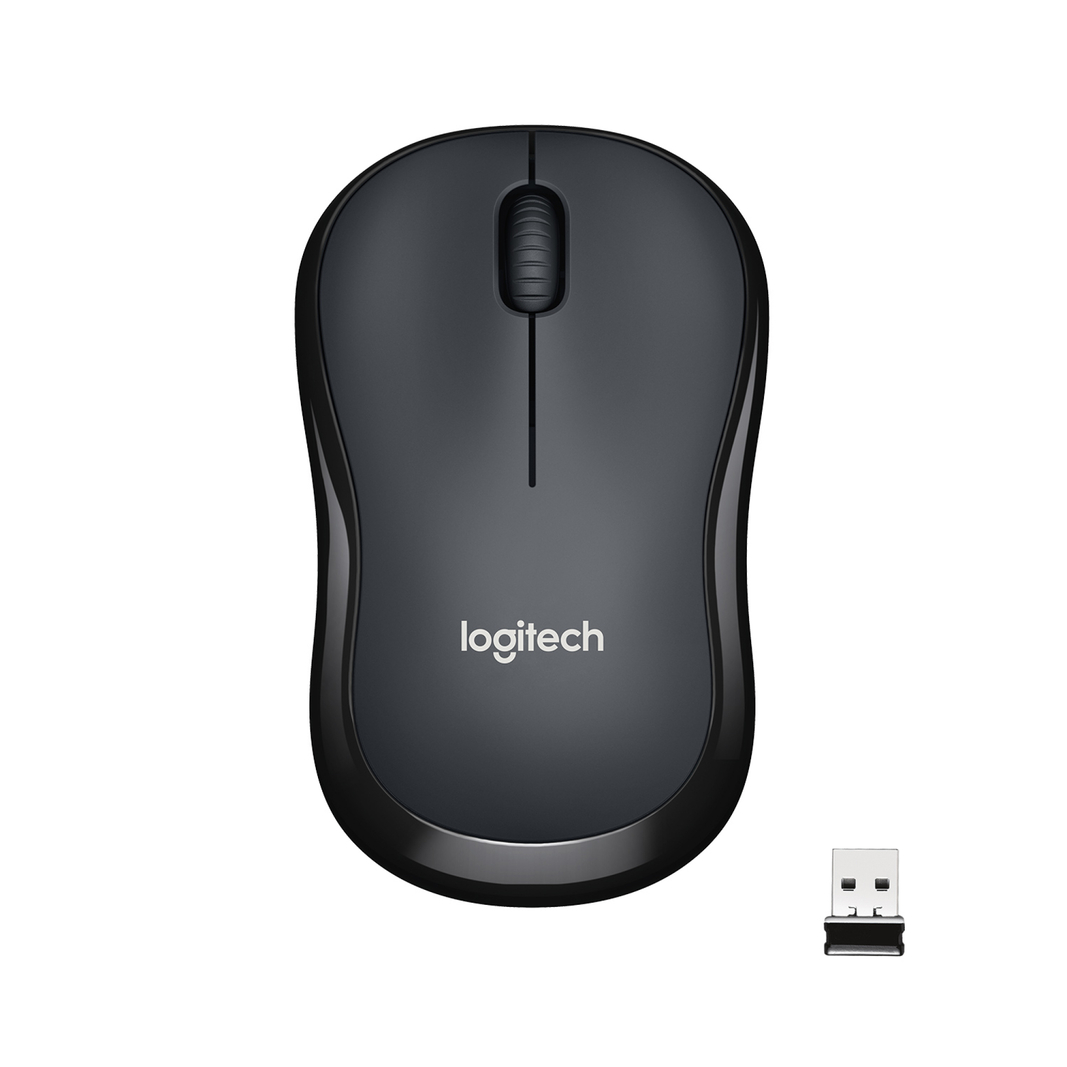 Мышь Logitech USB M 220 wireless Charcoal OFL