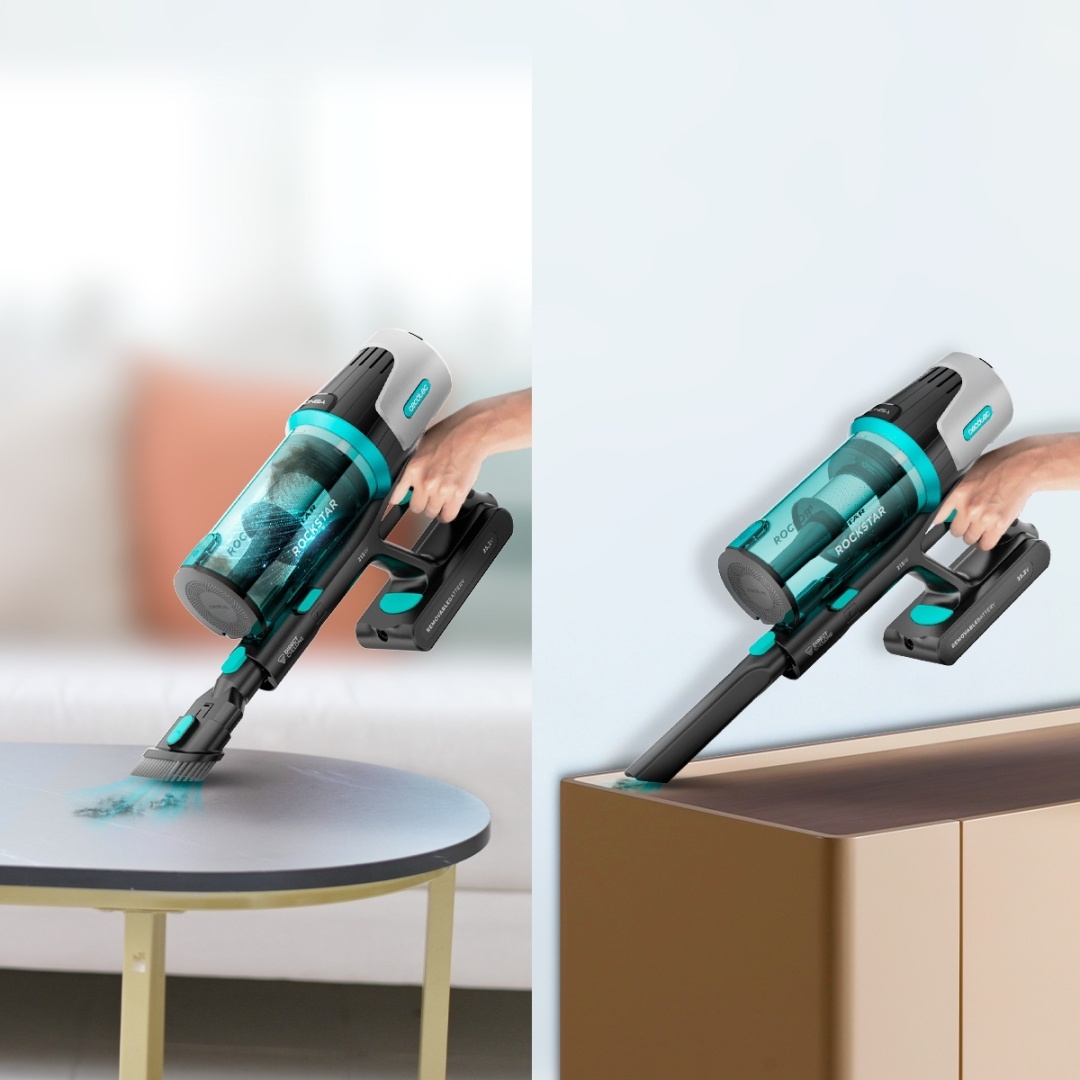 Пылесос Cecotec Conga Rockstar 1500 Horizon Genesis XL голубой