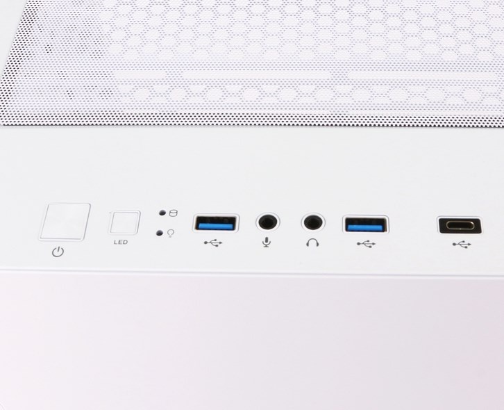 Корпус GIGABYTE C301 Glass GB-C301GW V2 белый