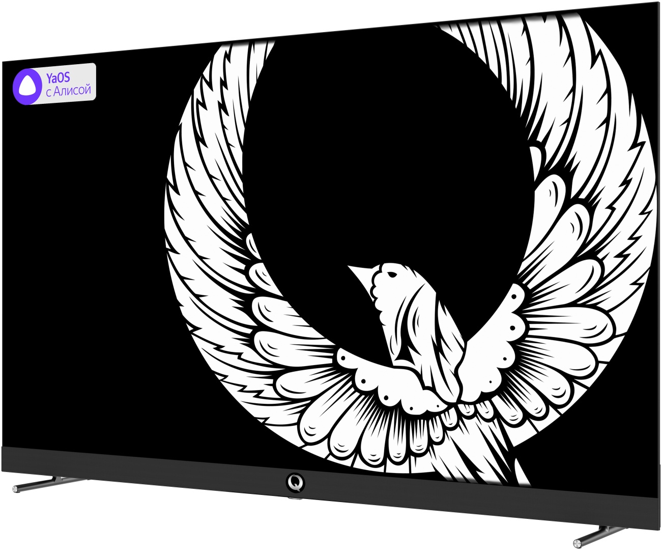 Телевизор Qwatt Q65YKS-MB 65&quot; LED TV UHD черный