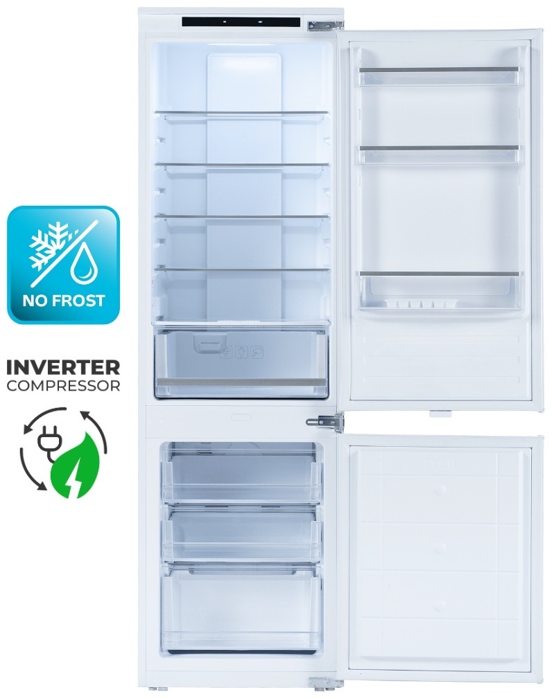 Холодильник GRAND GNBI-252WNFO белый