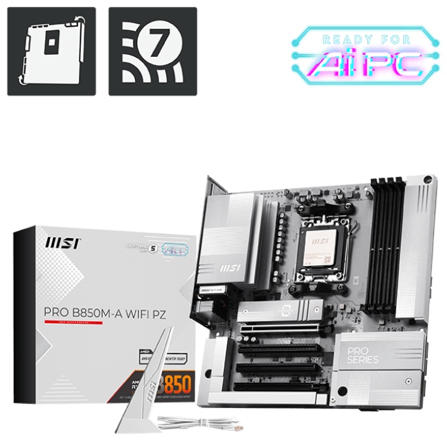 Материнская плата MSI PRO B850M-A WIFI PZ