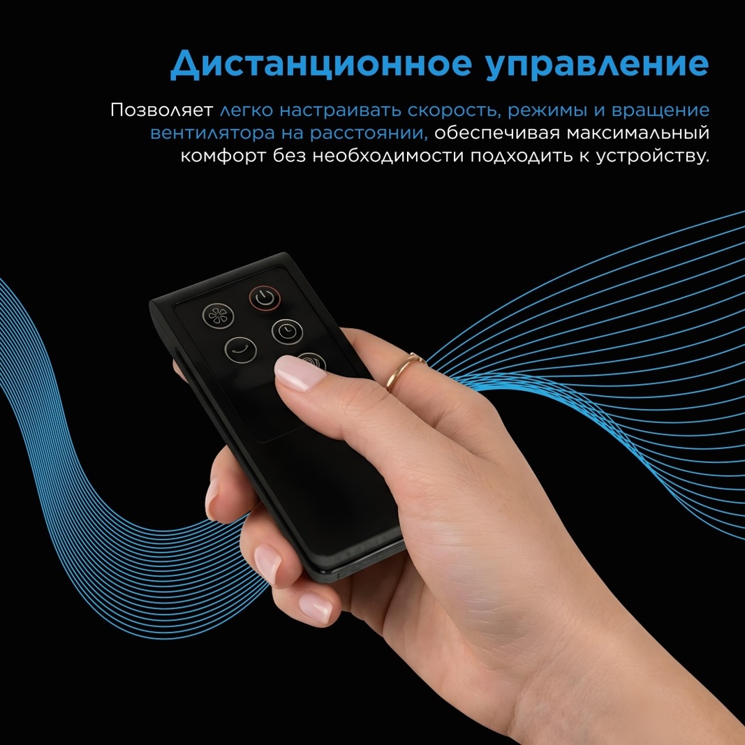 Вентилятор Midea FZ10-17JRA черный