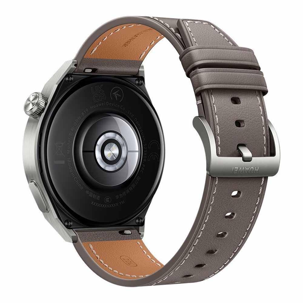 Смарт часы Huawei Watch GT 3 Pro Light Titanium Case Gray Leather Strap, 46 мм