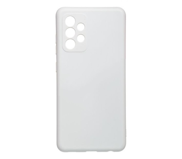 Чехол-накладка Silicone cover New для Samsung Galaxy A52 (белый)