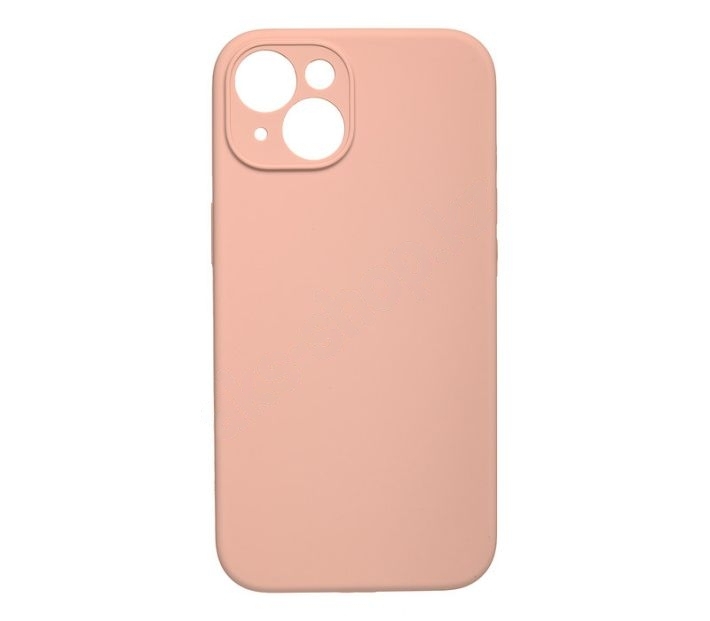 Чехол-накладка Silicone case &quot;360 Protect&quot; с защитой камеры для iPhone 14 Plus (розовый песок)