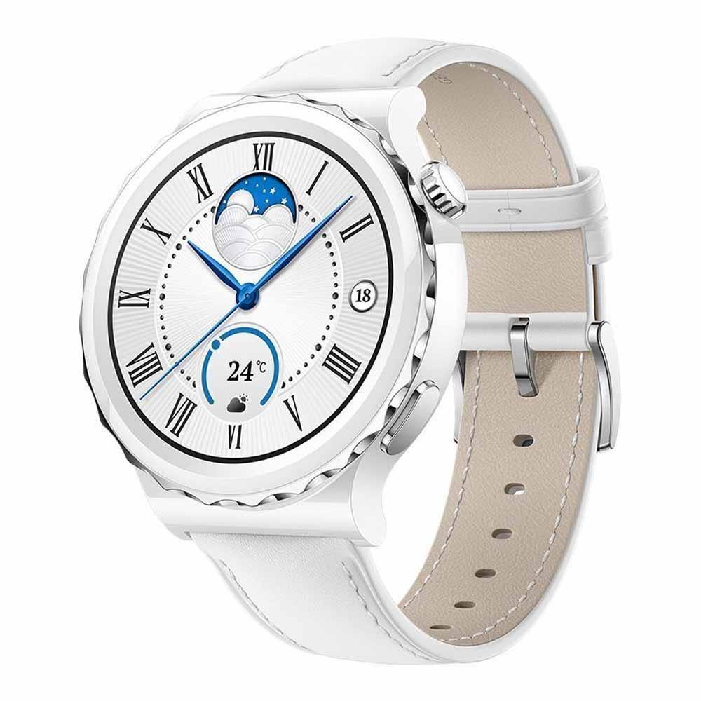 Смарт-часы Huawei Watch GT 3 Pro 42mm White Leather Strap