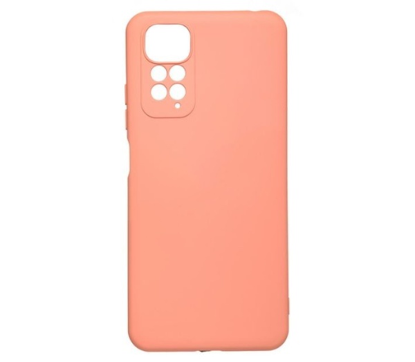 Чехол-накладка Silicone cover New для Xiaomi Redmi Note 11 (розовый)