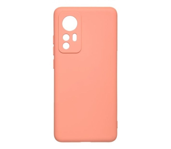 Чехол-накладка Silicone cover New для Xiaomi 12X (розовый)