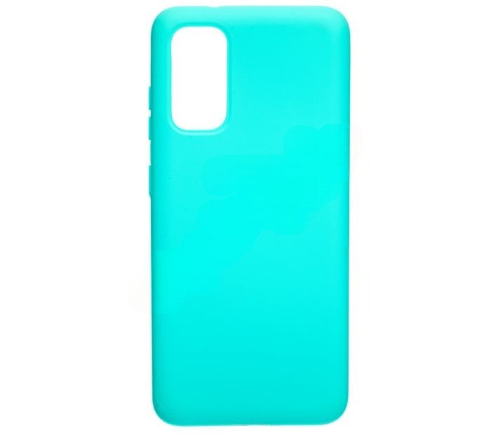 Чехол-накладка &quot;Silicone cover&quot; для Samsung Galaxy S20 (мятный)