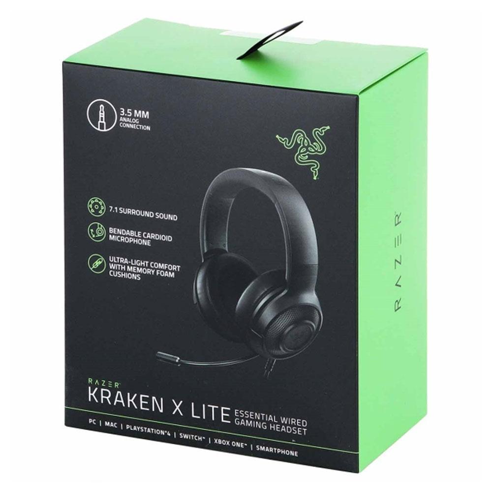 Гарнитура игровая Razer Kraken X Lite RZ04-02950100-R381, черная