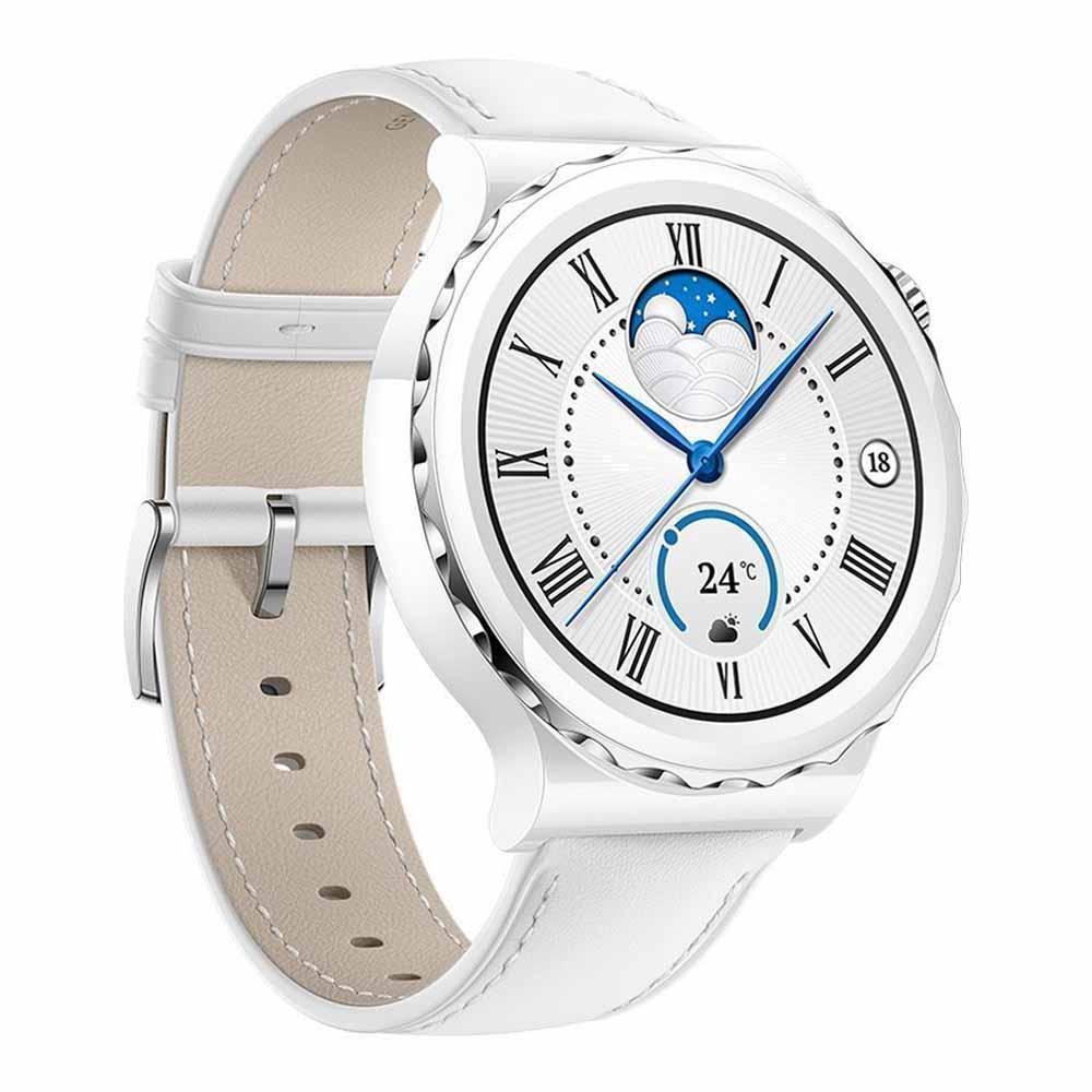 Смарт-часы Huawei Watch GT 3 Pro 42mm White Leather Strap