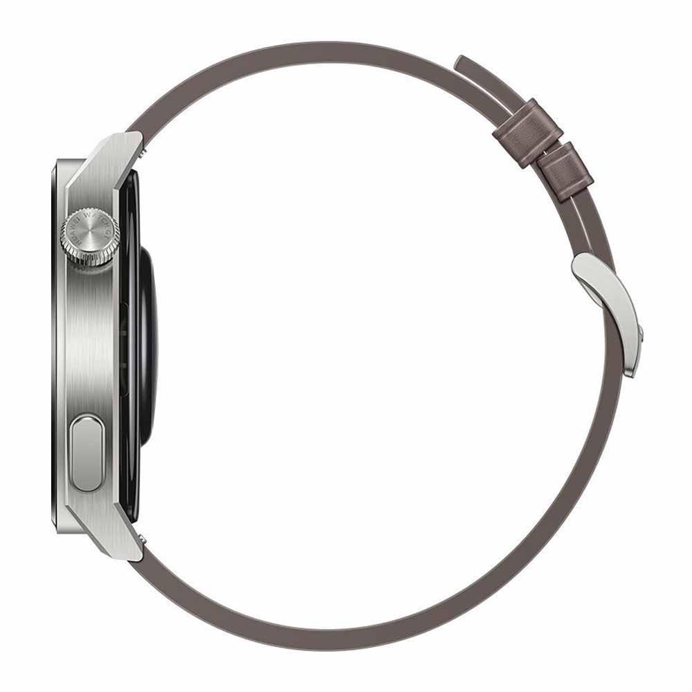 Смарт часы Huawei Watch GT 3 Pro Light Titanium Case Gray Leather Strap, 46 мм