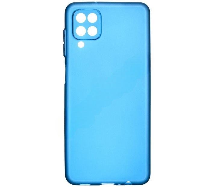 Чехол-накладка Ultra-thin matte case для Samsung Galaxy A12 (4G) (синий)