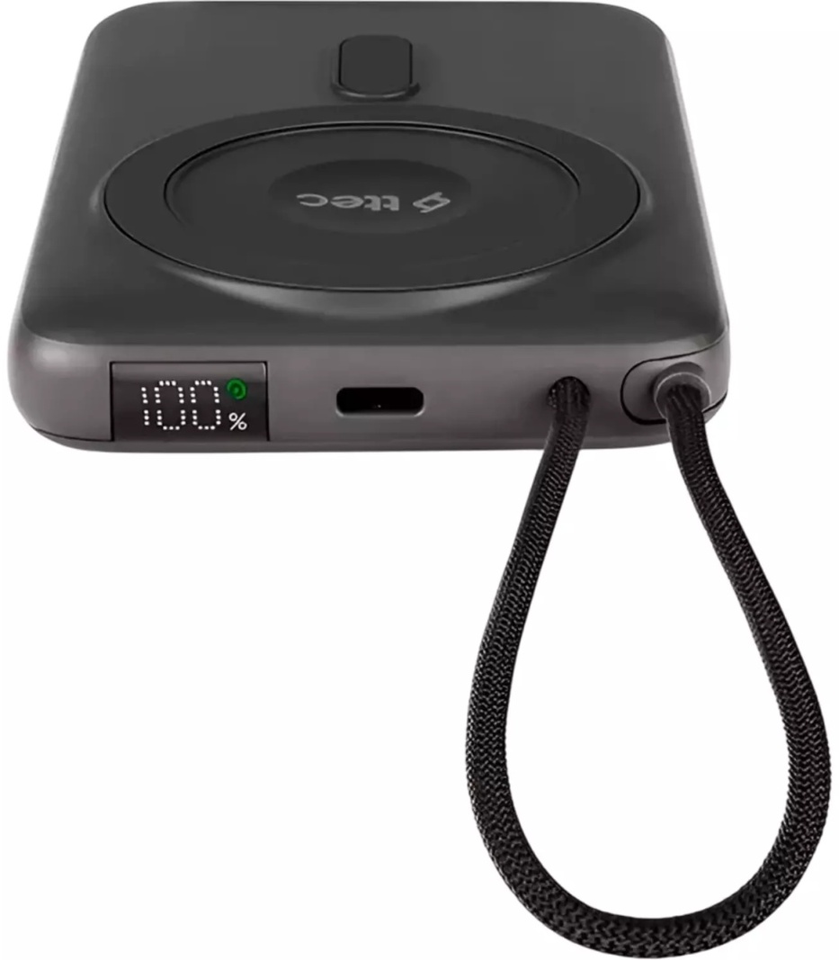 Внешний аккумулятор TTEC ReCharger M LCD 10000 мАч 22.5 Вт черный