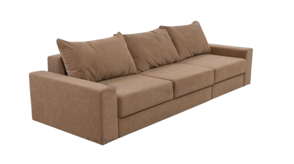 Диван Janym Florida 2+1 (2.8) Ultra Cocoa, прямой, пружинный блок