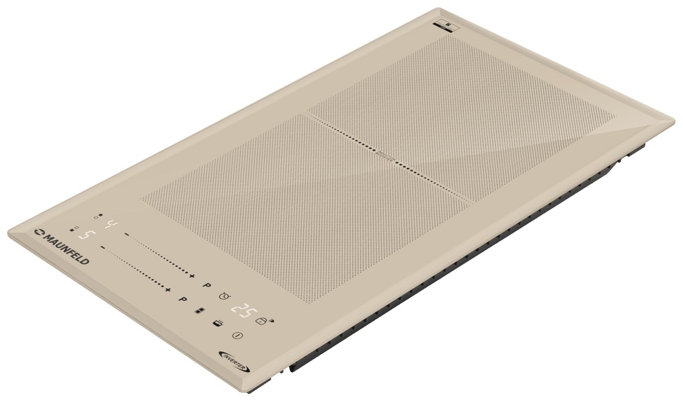 Варочная поверхность MAUNFELD CVI292S2FBG LUX Inverter бежевый