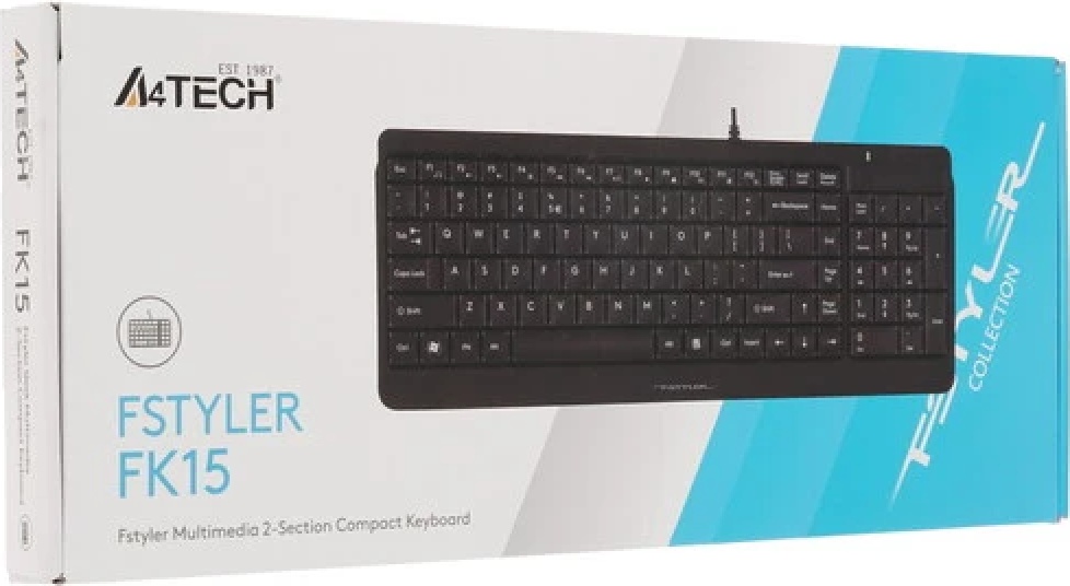 Клавиатура A4Tech Fstyler FK15 черный