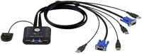 KVM-переключатель Aten VGA - USB 2.0 A CS22U-AT, 1.8 м