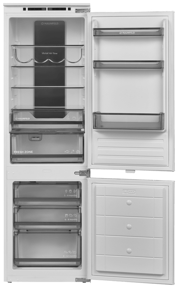 Холодильник MAUNFELD MBF177NFWHGR Inverter белый