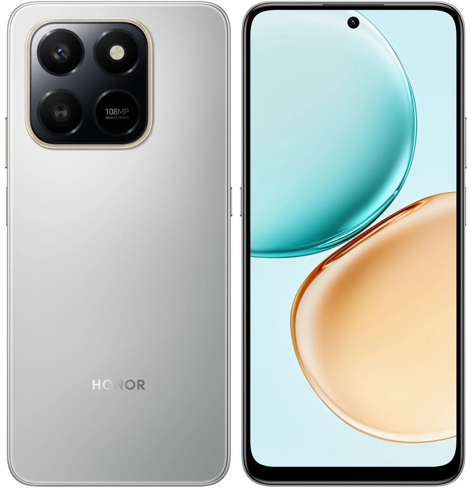 Смартфон Honor X7d 8/256GB Meteor Silver