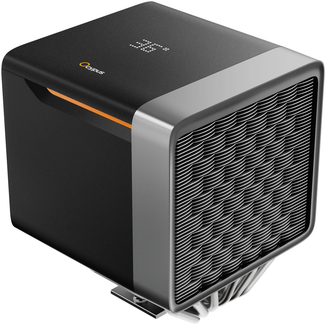 Кулер для процессора Ocypus Delta A62 EX BK Digital Delta-A62-BK2NNWD00E-GL, черный