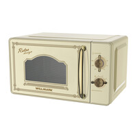 Микроволновая печь Willmark WMO-207RMC бежевая, ретро