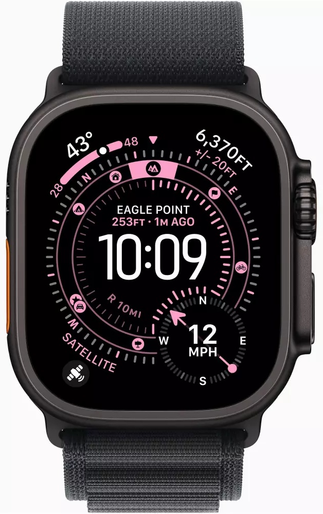 Смарт-часы Apple Watch Ultra 3 2025 GPS + Cellular M 49 мм черный
