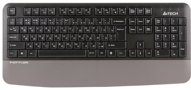 Клавиатура A4Tech Fstyler FG2500SPlus серый