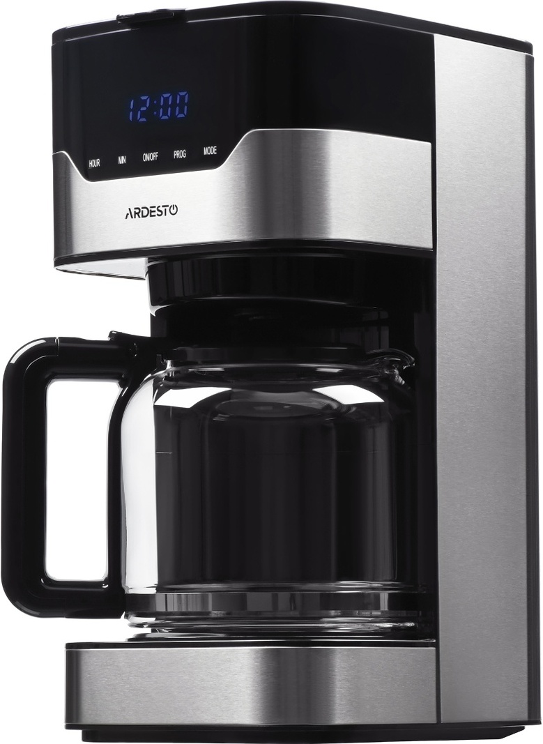 Кофеварка Ardesto FCM-D3100 черно-серебристая