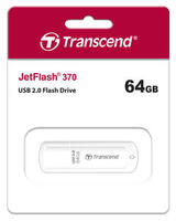 USB Flash карта Transcend JetFlash 370 TS64GJF370 64Gb белая