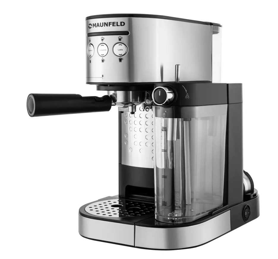 Кофеварка Maunfeld MF-720S PRO серебристая