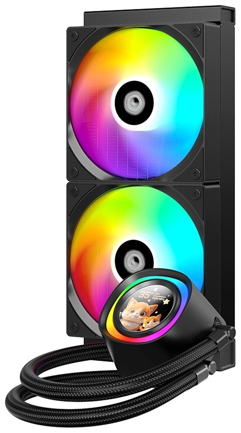 Система охлаждения ID-Cooling ID-CPU-FX240 LCD, черная