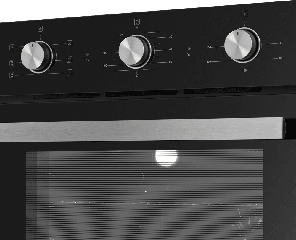 Духовой шкаф MAUNFELD AEOF6060B черный + варочная поверхность EGHE.64.6CB/G