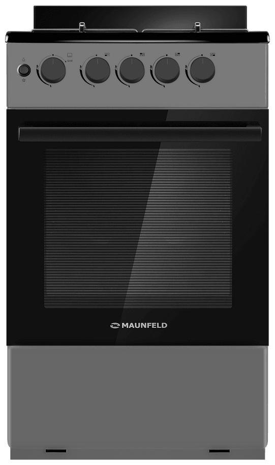 Варочная поверхность MAUNFELD MGC50GEGR08 черный, серый