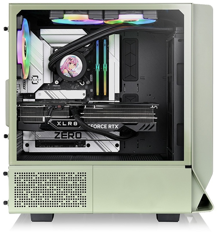 Корпус Thermaltake Ceres 350 MX Matcha Green зеленый