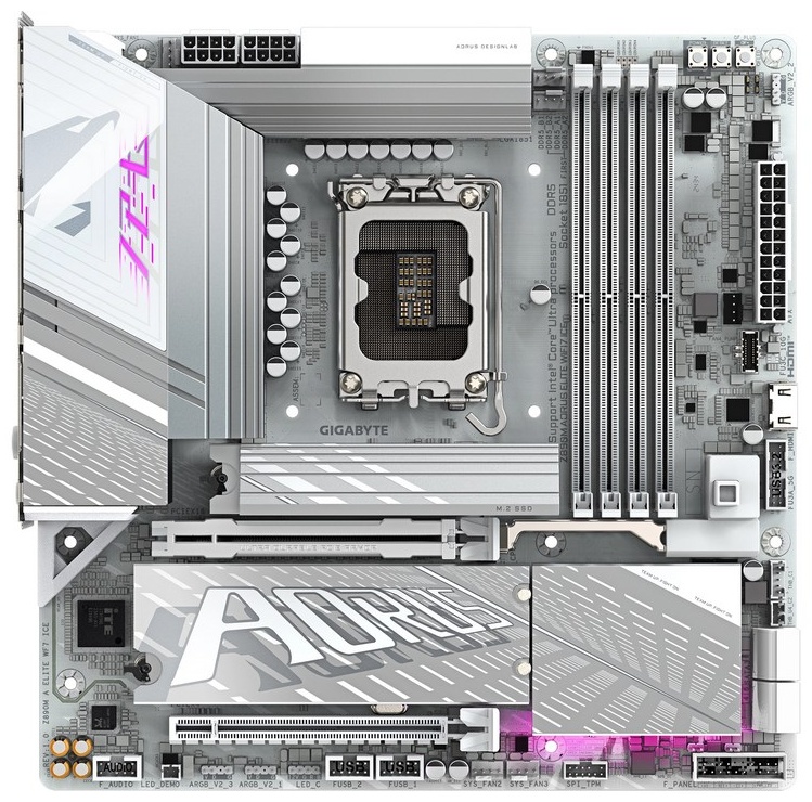 Материнская плата GIGABYTE Z890M Aorus Elite WiFi 7 Ice