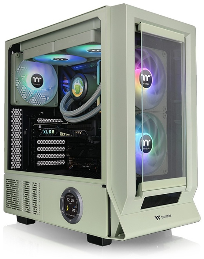 Корпус Thermaltake Ceres 350 MX Matcha Green зеленый