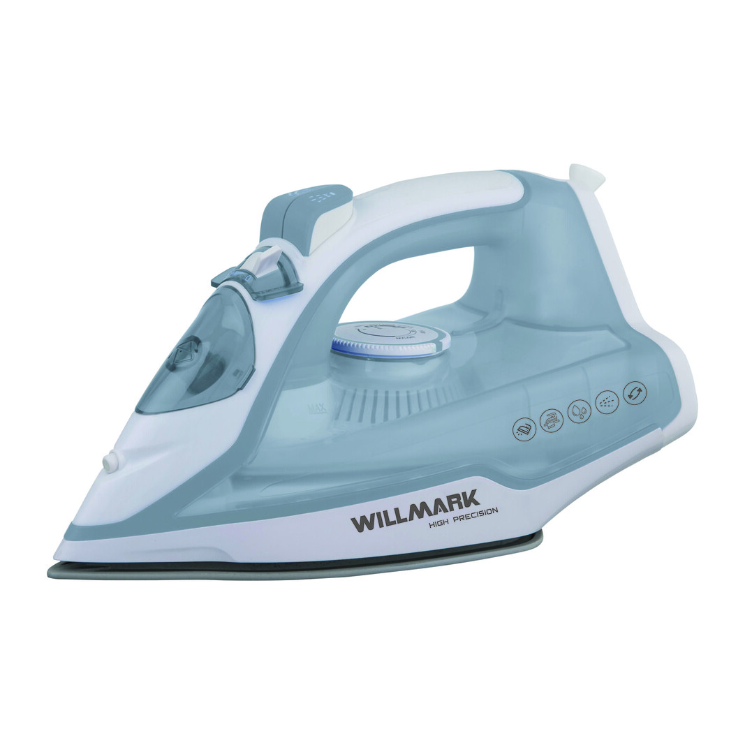 Утюг Willmark SI-2267CB бело-серый