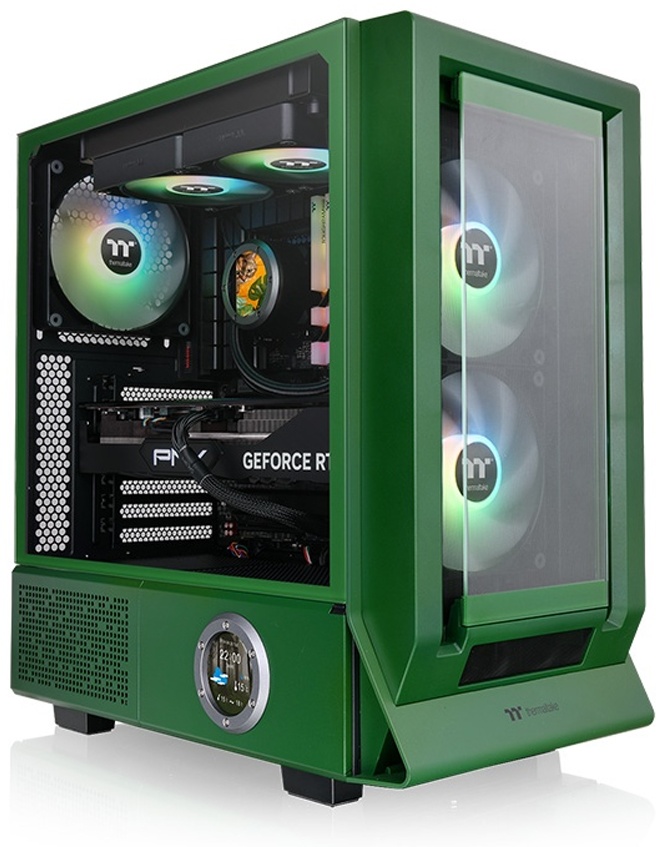 Корпус Thermaltake Ceres 350 MX Racing Green зеленый